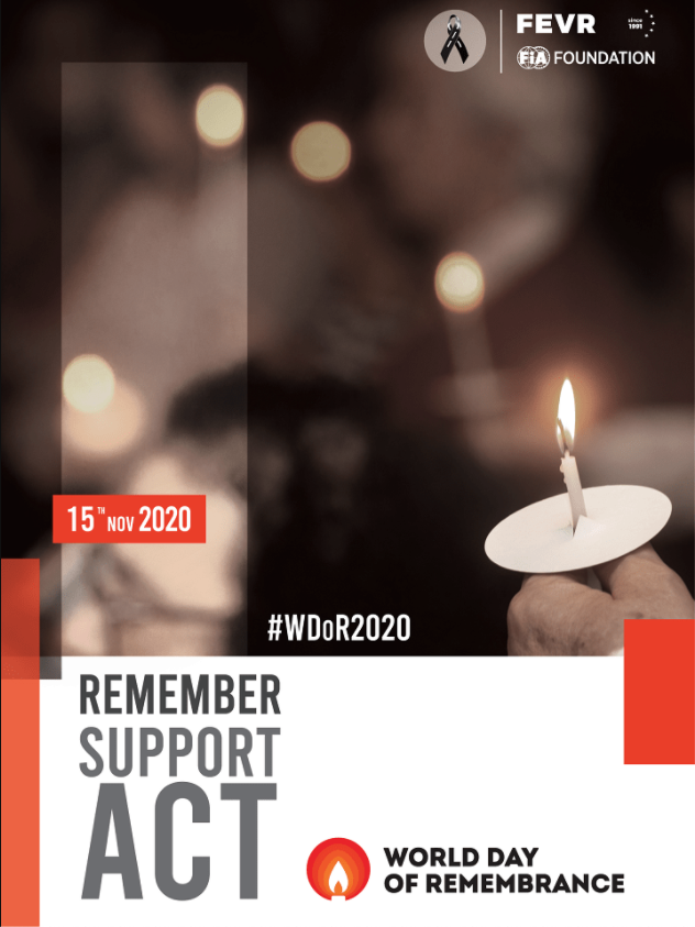 World Remembrance Day for Road Traffic Victims 2020