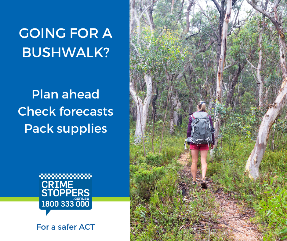 Bushwalking safety tips
