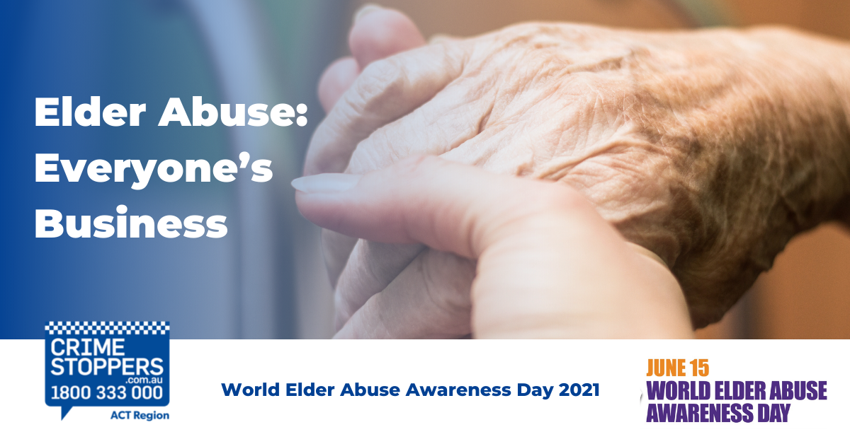 World Elder Abuse Awareness Day 2021