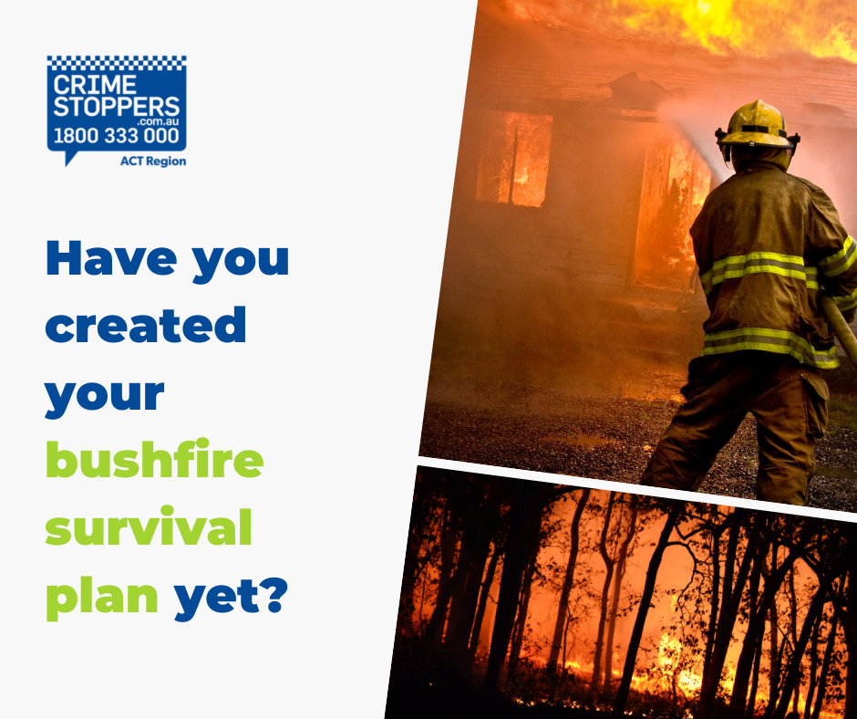 Create a bushfire survival plan