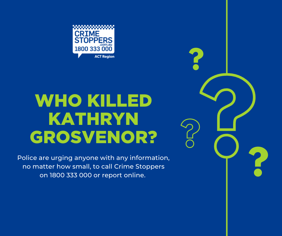 Unsolved Homicide – Kathryn Grosvenor – $500,000 reward